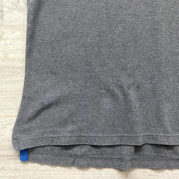 2 Old Navy Polos 100% Cotton Red and Gray Size Medium - Picture 3 of 11